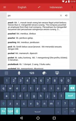 Kamus Inggris (Kamusku) android App screenshot 2