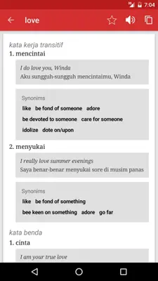 Kamus Inggris (Kamusku) android App screenshot 7